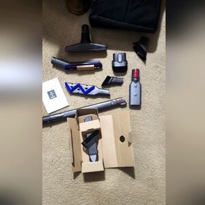 NEW Dyson DEEP CLEAN KIT SET & ACCESSORIES BAG & EVERYTHING SHOWN! NO SEPARATING